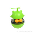 Dispensador de comida para cachorro de estimação multicolorido copo interativo de brinquedo